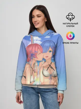 Женское худи / Жизнь в другом мире с нуля
