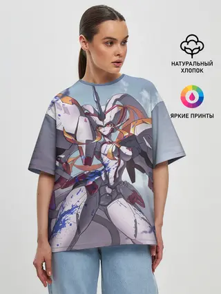 Женская футболка оверсайз / Zero Two