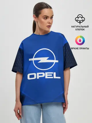 Женская футболка оверсайз / Opel SPORT