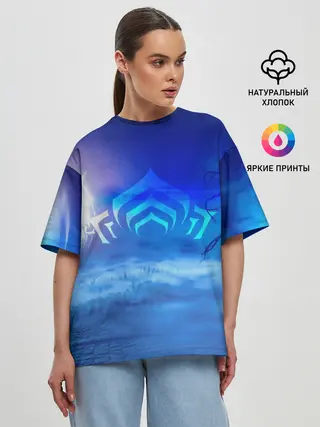 Женская футболка оверсайз / WARFRAME
