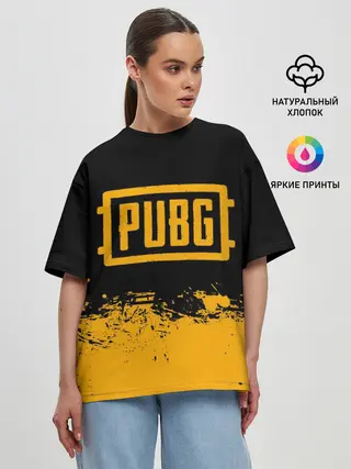 Женская футболка оверсайз / PUBG