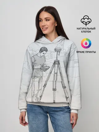 Женское худи / Парень с контроллером