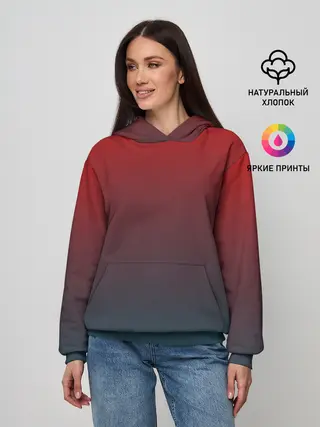 Женское худи / Алый