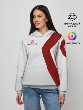 Женское худи / GOD of WAR Татуировки Кратоса