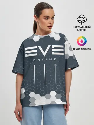 Женская футболка оверсайз / EVE ONLINE / ИВ ОНЛАЙН