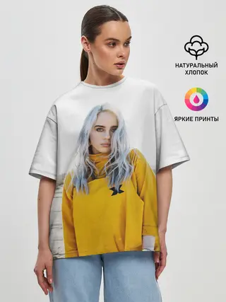 Женская футболка оверсайз / BILLIE EILISH