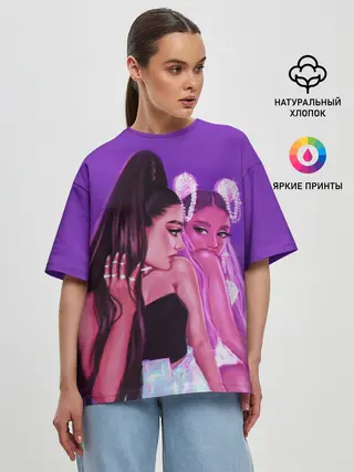 Женская футболка оверсайз / Ariana Grande