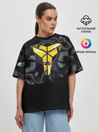 Женская футболка оверсайз / Black Mamba Kobe Bryant