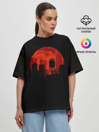 Женская футболка оверсайз / ЧЕРЕПАШКИ НИНДЗЯ
