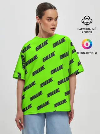 Женская футболка оверсайз / BILLIE EILISH