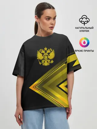 Женская футболка оверсайз / Россия