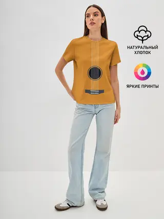 Женская базовая футболка / ГИТАРА