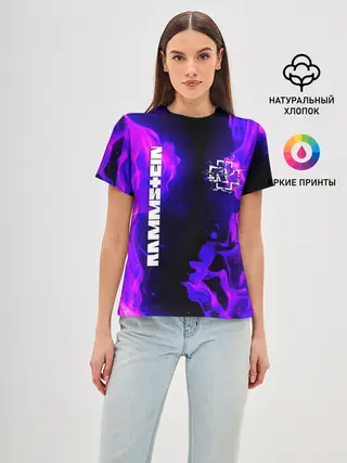 Женская базовая футболка / RAMMSTEIN