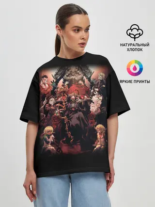 Женская футболка оверсайз / Overlord