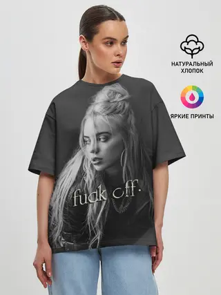 Женская футболка оверсайз / BILLIE EILISH