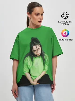 Женская футболка оверсайз / BILLIE EILISH