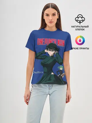 Женская базовая футболка / One Punch-Man Госпожа Метель