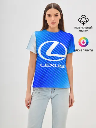 Женская базовая футболка / LEXUS / ЛЕКСУС