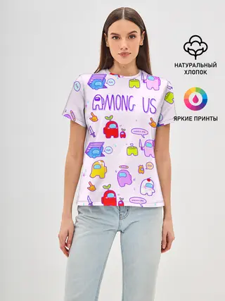 Женская базовая футболка / Among Us
