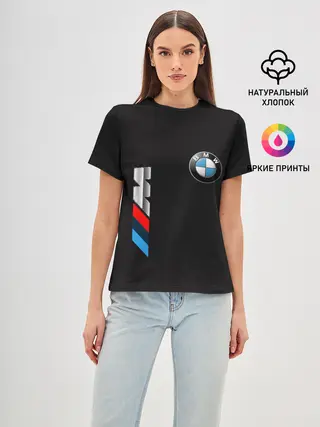 Женская базовая футболка / bmw