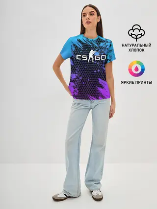 Женская базовая футболка / COUNTER STRIKE