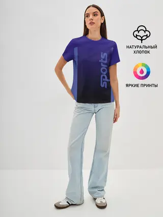 Женская базовая футболка / Спорт