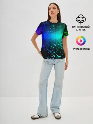 Женская базовая футболка / Neon