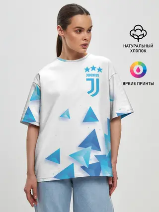 Женская футболка оверсайз / Juventus