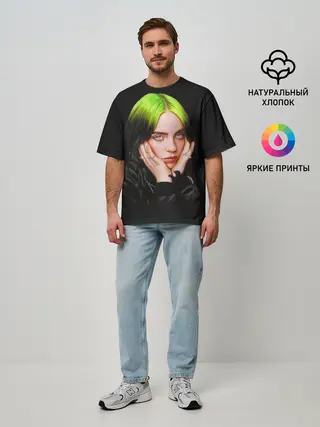 Мужская футболка оверсайз / BILLIE EILISH