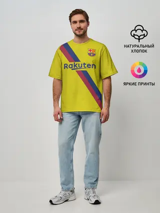 Мужская футболка оверсайз / Barcelona third 19-20