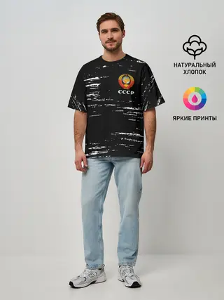 Мужская футболка оверсайз / СССР / USSR