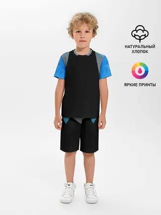 Детская пижама с шортами / Геометрия