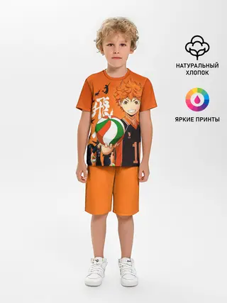 Детская пижама с шортами / Волебольная команда из аниме HAIKYUU!!