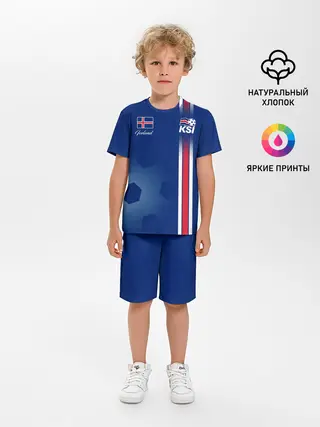 Детская пижама с шортами / Сборная Исландии
