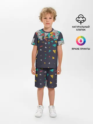 Детская пижама с шортами / Самолётики