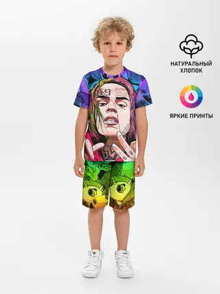 Детская пижама с шортами / 6IX9INE