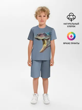 Детская пижама с шортами / Хищный динозавр | Dino