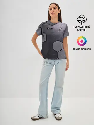 Женская базовая футболка / Android RK900