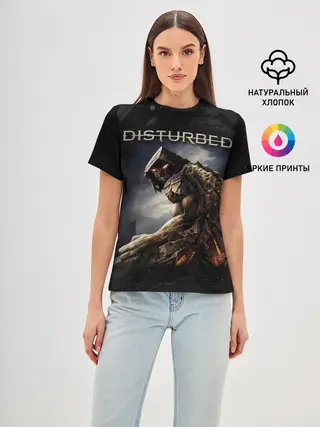 Женская базовая футболка / Disturbed