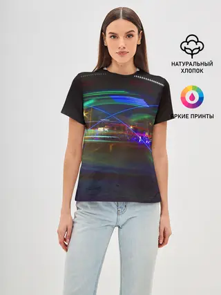 Женская базовая футболка / Neon