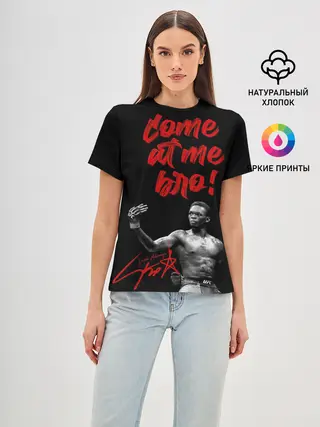 Женская базовая футболка / Israel Adesanya