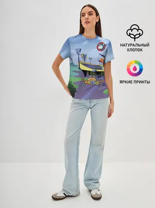 Женская базовая футболка / Bella Badge