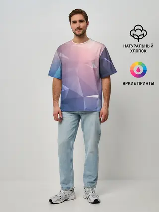 Мужская футболка оверсайз / ЭЛЕМЕНТЫ СВЕТА