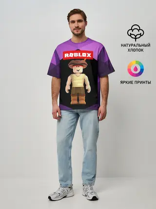 Мужская футболка оверсайз / ROBLOX | РОБЛОКС