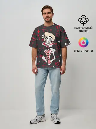 Мужская футболка оверсайз / ОТЕЛЬ ХАЗБИН ЭШЛИ