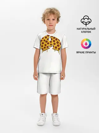 Детская пижама с шортами / Pizza Clan