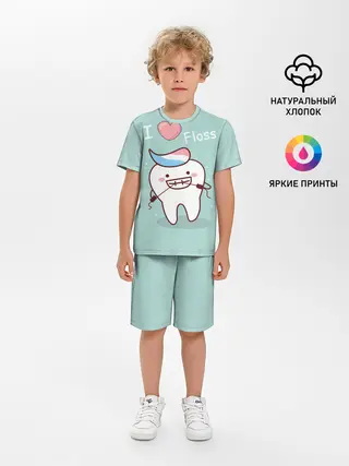Детская пижама с шортами / Tooth