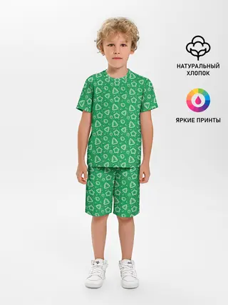 Детская пижама с шортами / Ёлочки