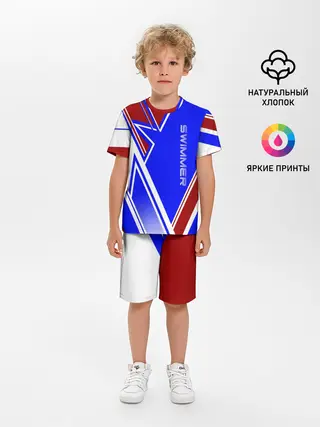 Детская пижама с шортами / Swimmer