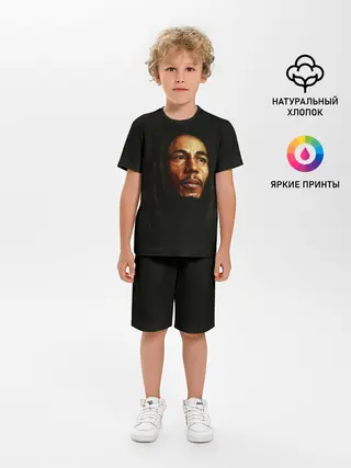 Детская пижама с шортами / Bob Marley Art